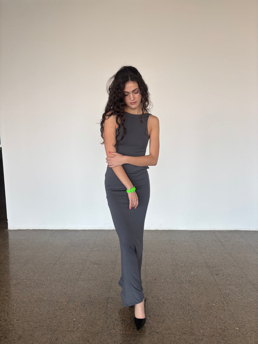 KATHERINE DRESS GREY