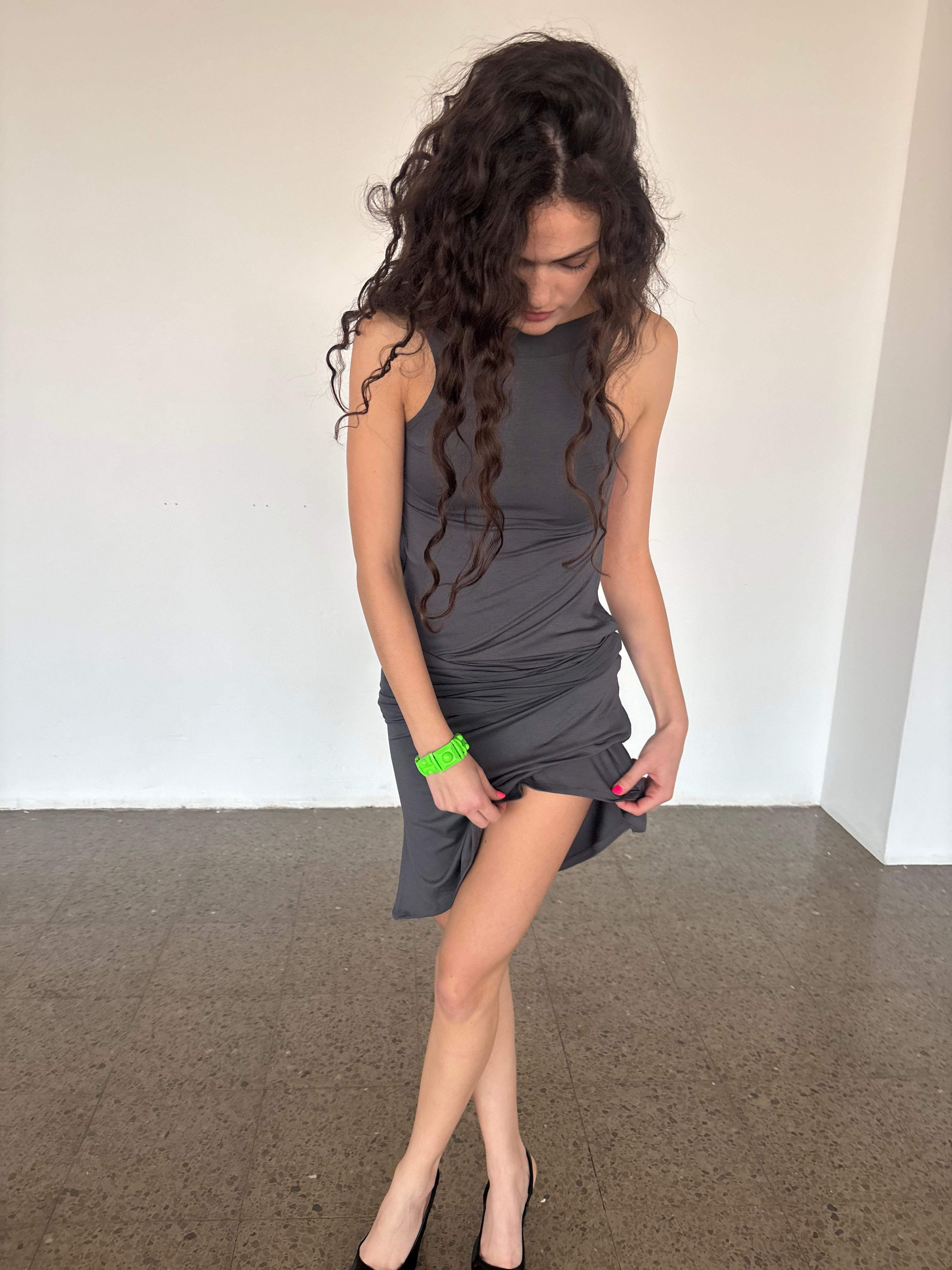KATHERINE DRESS GREY